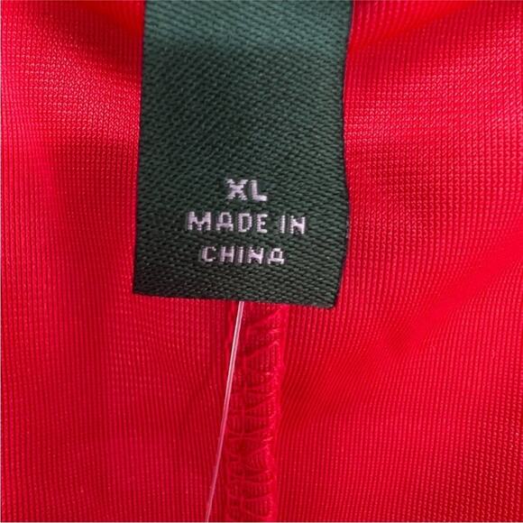 NEW TARGET Wild Fable Red Long Sleeve Ruched Tie Velvet Bodycon Mini Dress XL - Picture 11 of 14